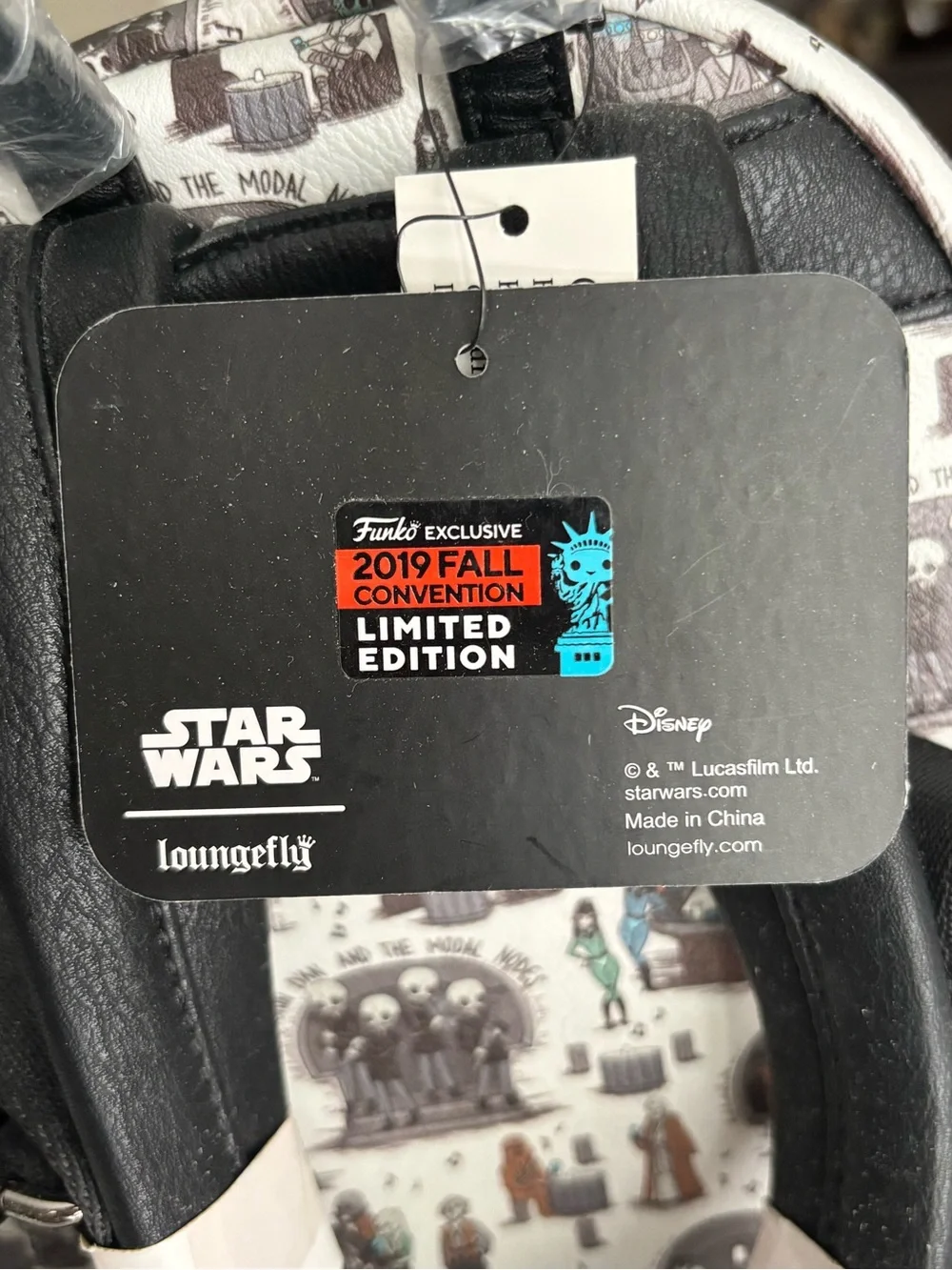 Loungefly Star Wars Mos Eisley Cantina Mini Backpack 2019 Fall Convention LE NWT